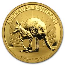 1 oz Gold Australian Kangaroo (Random) Coin 99.99%