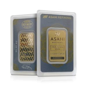 1 ounce troy Gold Asahi Bar