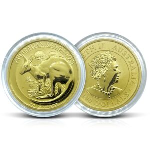 1 oz Gold Australian Kangaroo 2021 Coin 99.99%
