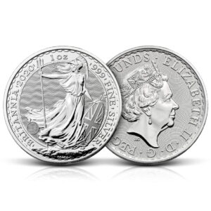 1 oz Silver Britannia Coin 999 (random years)