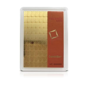 100 g (100 x 1 g) Gold Valcambi Suisse CombiBar 9999