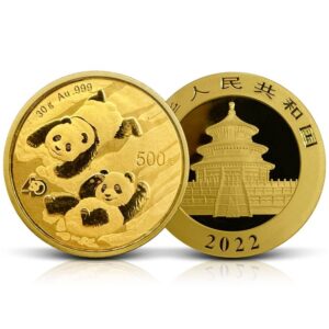 30 g Gold Chinese Panda 2022 Coin 999
