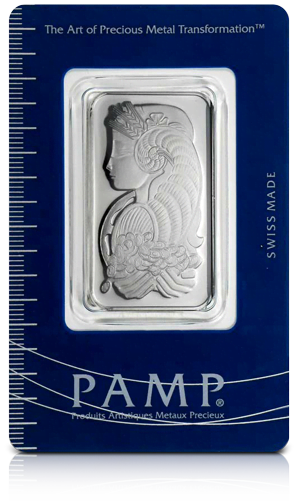 1 oz Platinum Pamp Suisse 99.95%
