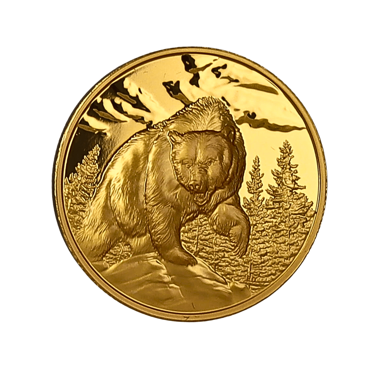 33.1 g Gold 2023 Ultra High Relief Great Hunters: Grizzly
